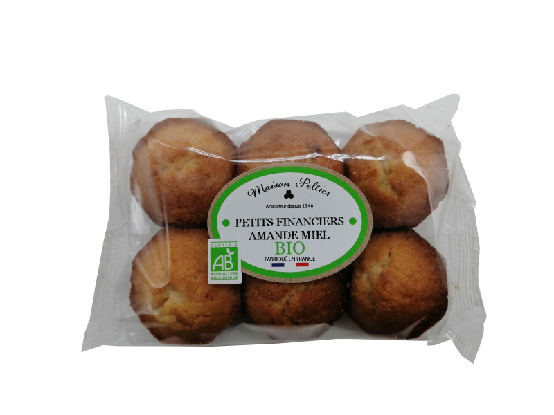 Petits financiers bio au miel de france - 1