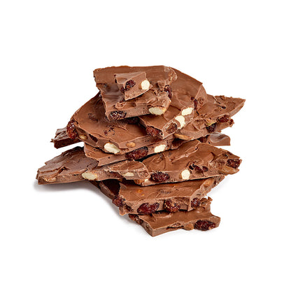 Plaque à casser chocolat lait noisettes bio - 1