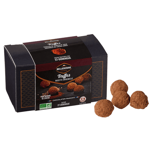 Belledonne -- Ballotin truffes noir 74% recette originelle - 140 g