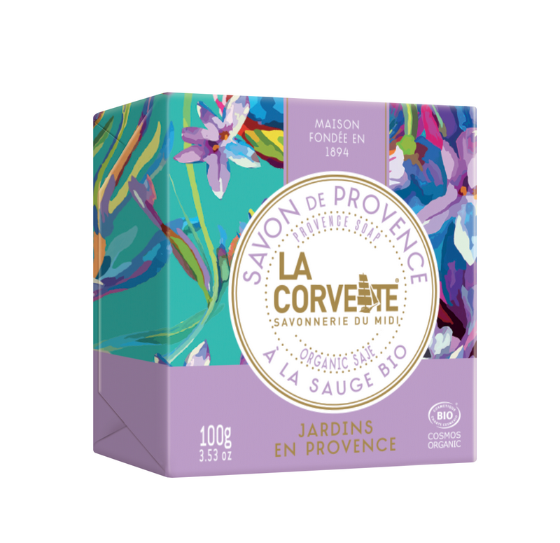 La corvette -- savonnette jardins en provence - 100 g